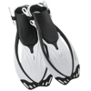 Rapido Marine Open Heel Adjustable Fins White