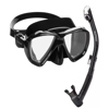 Rapido Otimo Two Lens Mask and Snorkel Combo Black
