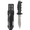 Scuba Max Deluxe 4.88" (12.4cm) Blunt Blade Knife BLACK