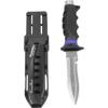Scuba Max Deluxe 4.88" (12.4cm) Blunt Blade Knife Blue