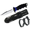 Scuba Max Deluxe 4.88" (12.4cm) Drop Point Knife Blue