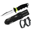 Scuba Max Deluxe 4.88" (12.4cm) Drop Point Knife Yellow