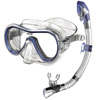 Seac Set Bis Giglio Dry Snorkeling Set Blue