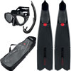 Seac Motus Fin, Mask & Snorkel Set Black