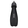 Seac U-1000 Open Heel Sling Strap Fins Black