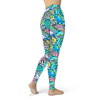 Spacefish Army Neon Fish Frenzy Women's Leggings Large