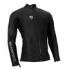 Sharkskin Chillproof Long Sleeve Full Zip Top for Men Black