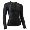 Sharkskin Chillproof Women's Long Sleeve Top Black/Blue