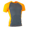 Sharkskin Rapid Dry Short Sleeve Shirt Black/Orange
