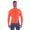 Sharkskin Thermal Flex Men's Long Sleeve Top Orange/Charcoal