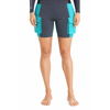 Sharkskin T2 Women's Tactical Shorts Charcoal/Reef Green