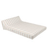 SunnyLife Luxe Double Lounger Oyster Stripe