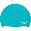 Speedo Solid Silicone Elastomeric Fit Cap Teal
