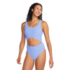 Speedo Keyhole Rib One Piece for Women Curious Blue