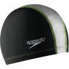 Speedo Stretch Fit Silicone Cap Black/Silver