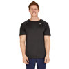 Speedo Short Sleeve Training Shirt Swim Top for Men Black