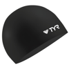 TYR Wrinkle-Free Silicone Swim Cap Black