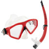 Aqualung Saturn Mask and Snorkel Combo Black/Red