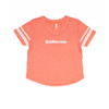 Uzzi Suzzi Burnout T-Shirt Printed Logo Mango