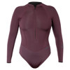 Xcel 1mm Comp Women's Front Zip Long Sleeve Cheeky Bikini Cut Wetsuit Wine