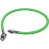 XS Scuba Miflex Dual Swivel Regulator Hose Green