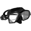 XS Scuba Gauge Reader Mask Black Silicone
