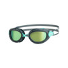 Zoggs Predator Titanium Reactor Swim Goggles Gray/Turquoise