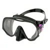 Atomic Aquatics Frameless Mask, Black Skirt Black/Fuchsia