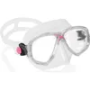 Cressi Marea Adult Snorkeling 2 Window Mask Clear/Pink
