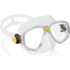 Cressi Marea Adult Snorkeling 2 Window Mask Clear/Yellow
