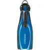 Cressi Reaction Open Heel Fins with Bungee Straps Blue/Azure