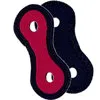 Innovative Scuba Neoprene Snorkel Keeper Black/Red