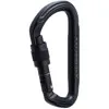 NRS Public Safety Nuq Screw Lock Carabiner Black