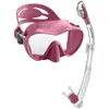 Rapido Active Frameless Mask and Snorkel Combo Pastel Pink