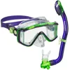 Rapido Clareza Junior Mask and Snorkel Combo Turquoise Ruby