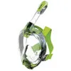 Seac Libera Full-Face Snorkel Mask Clear/Lime