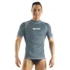 Seac T-Sun Men's Short Sleeve Rashguard Gray