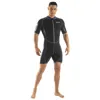 Seac 2.5mm Trendy Men's Shorty Wetsuit Black
