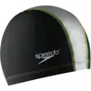 Speedo Stretch Fit Silicone Cap Black/Silver
