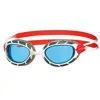 Zoggs Predator Adjustable Swim Goggles White/Red