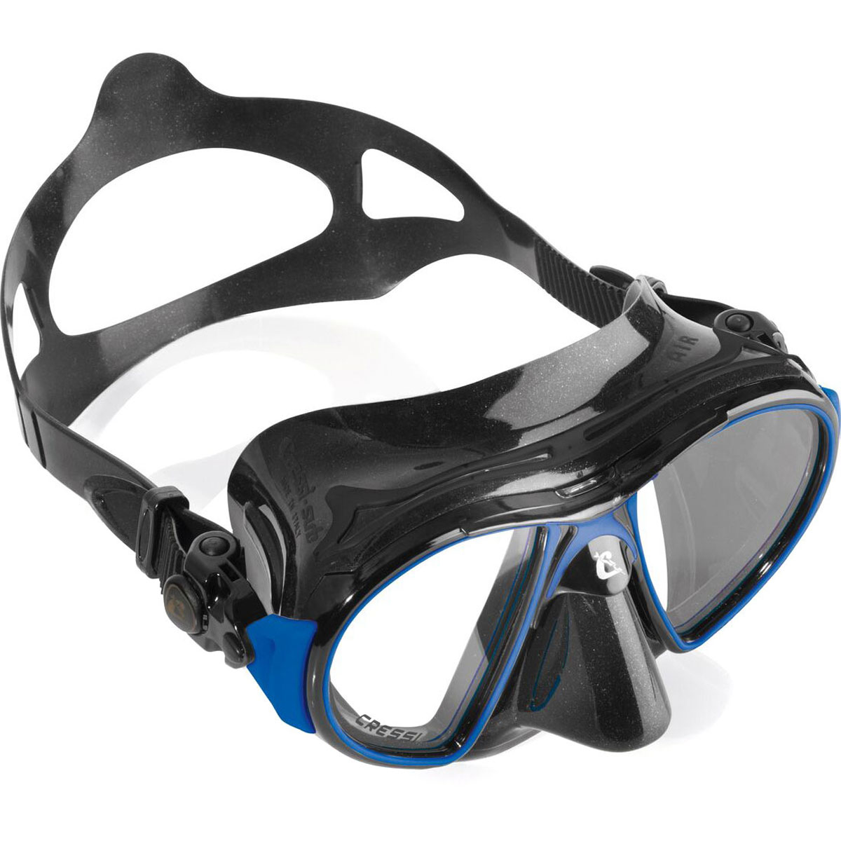Black Cressi Air Crystal Scuba Diving Mask 