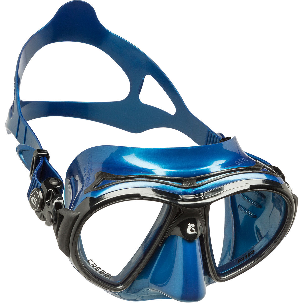 Cressi Air Crystal Scuba Diving Mask Black 